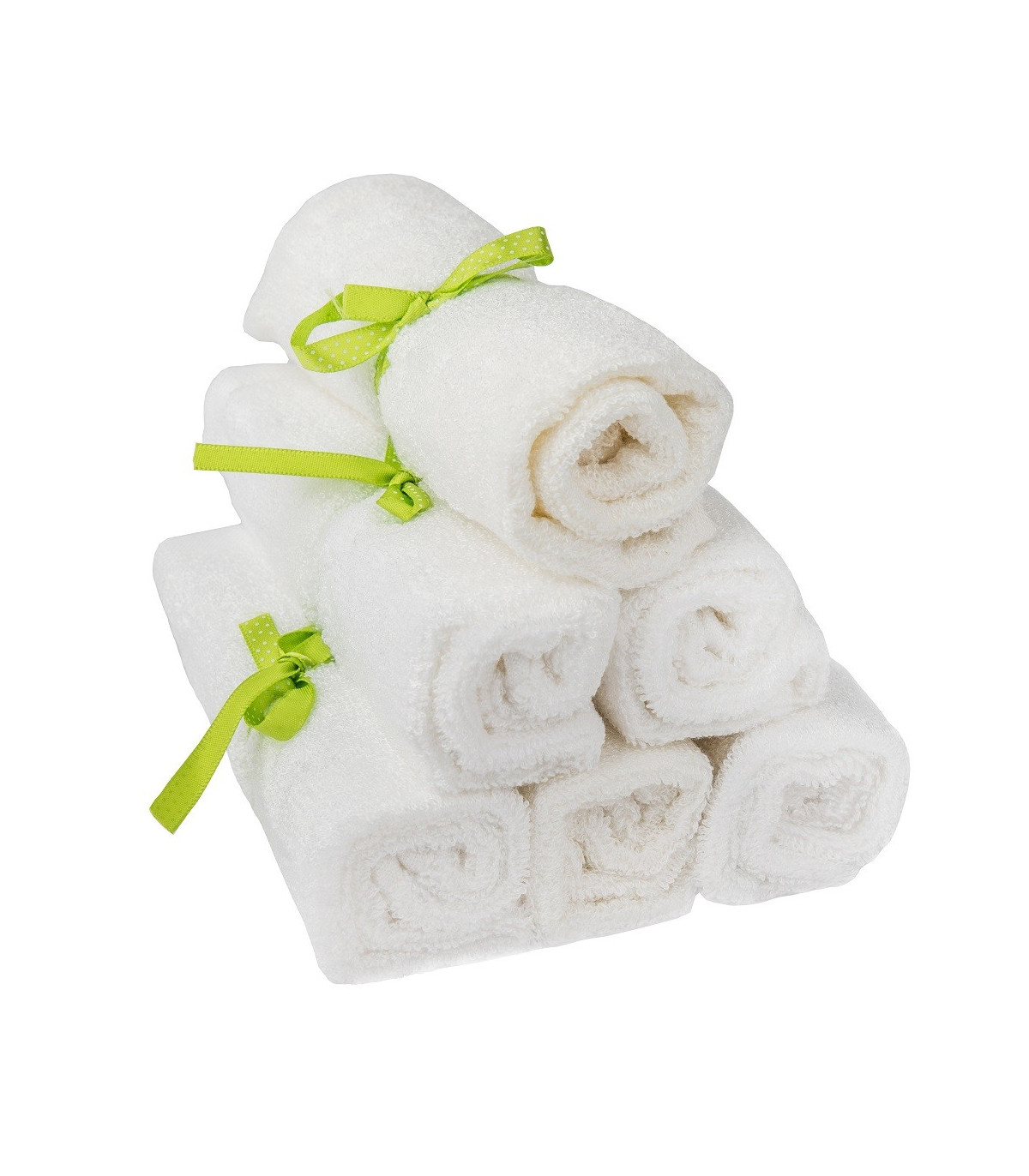 Pack 6 toallas de bambú ecológico para piel sensible